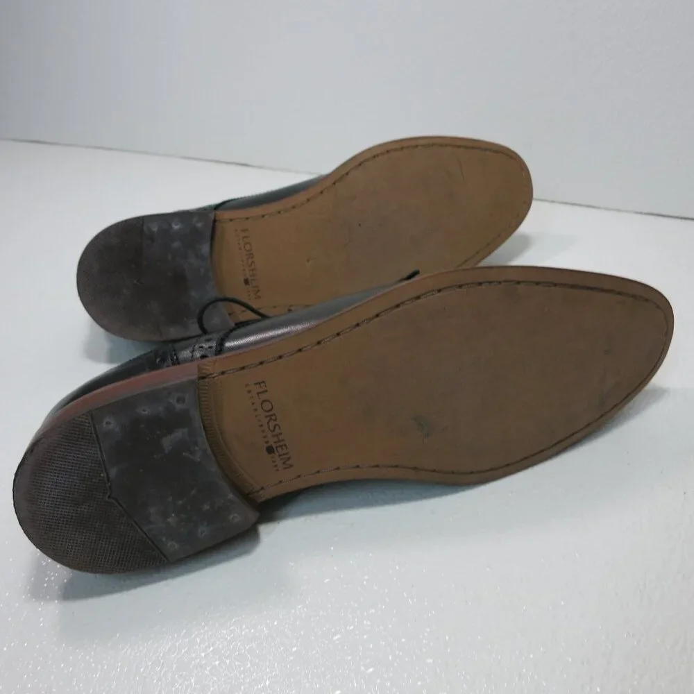 Florsheim Macy's Leather Dress Oxfords Men's Footwear Formal Shoes Derby 12 D